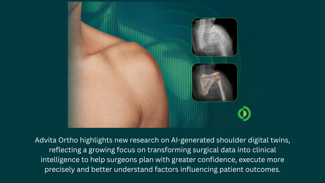 Advita Ortho Highlights New Research on AI-Generated Shoulder Digital Twins and Surgical Navigation at CAOS 2026