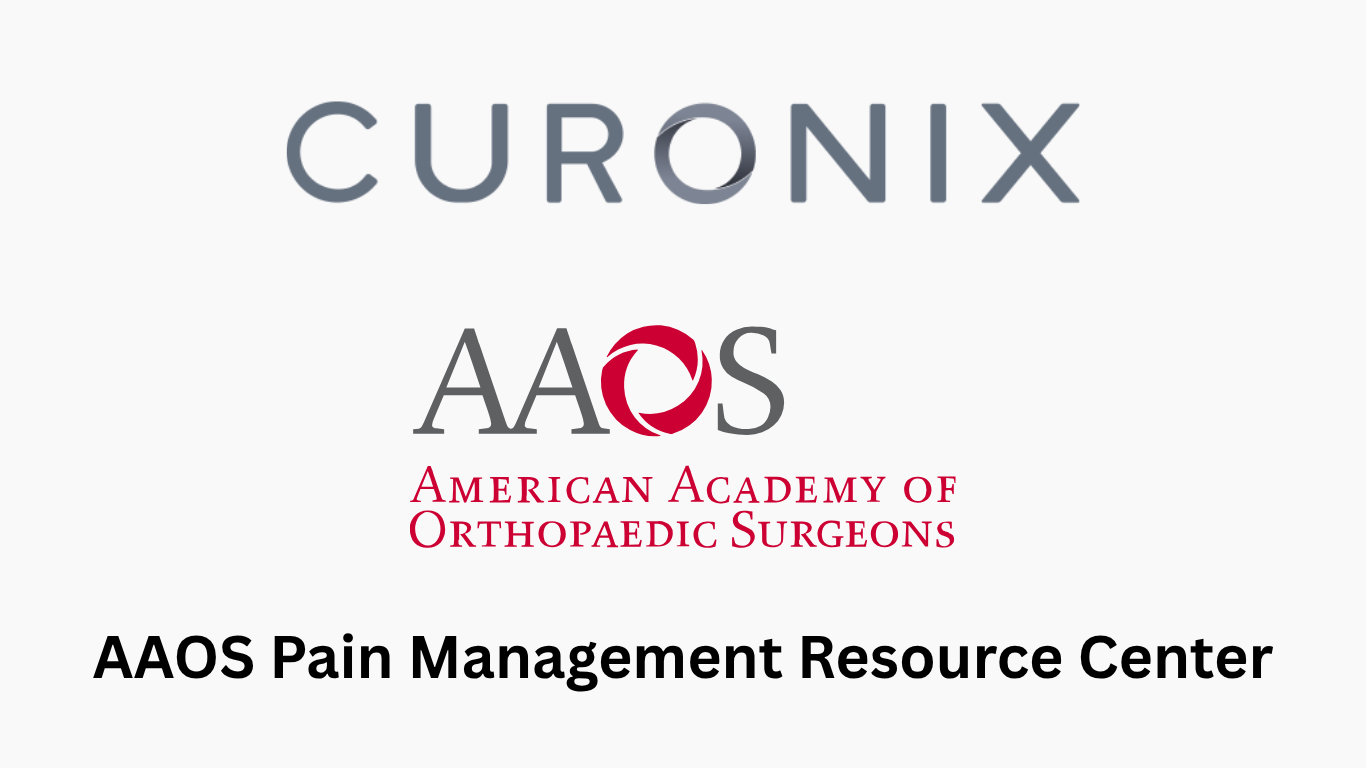 Curonix teams with AAOS to help address chronic pain with safer, patient-centered care solutions