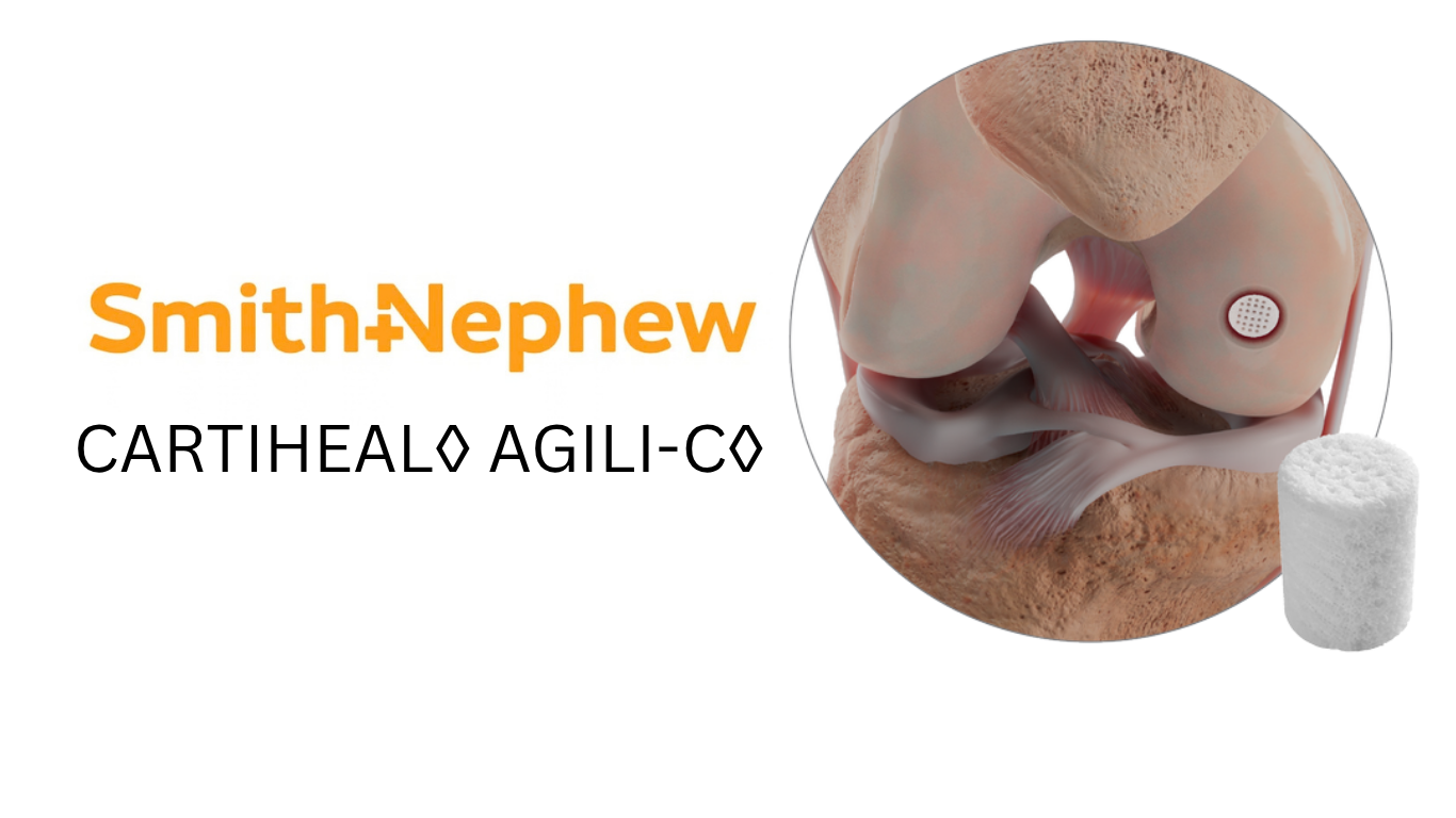 Smith+Nephew’s revolutionary CARTIHEAL◊ AGILI-C◊ Cartilage Repair Implant launches in Europe; to be featured at ICRS Summit in Portugal