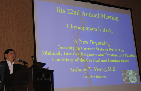 Intradiscal Society at Crossroads