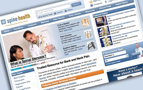 Spine-Health Web Site Wins Gold Award