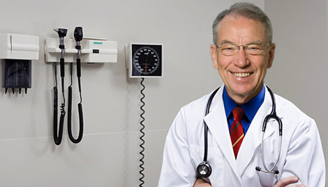 Senator Grassley Now Practicing Medicine?