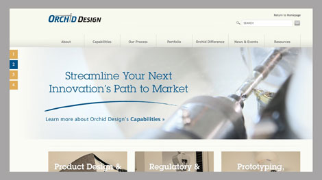 Orchid Design Launches New Website