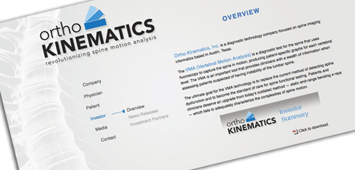 Ortho Kinematics Raises Dough to Improve Imaging for Spine