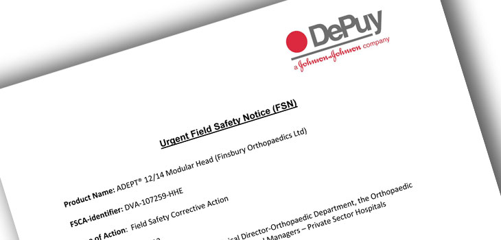 DePuy Recalls Another Metal Hip