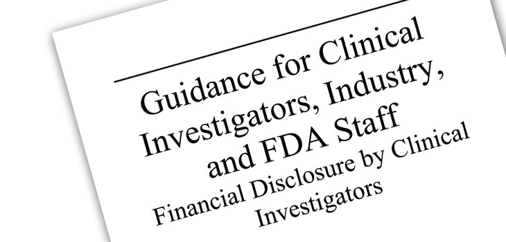 New Financial Disclosure Guidelines From FDA