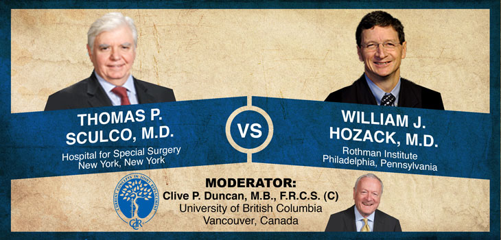 Surgeon Skill vs. Patient Outcome: That’s the Posterior v. Anterior Debate as Sculco Takes on Hozack