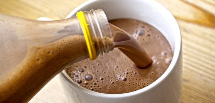 Chocolate Milk Gives Swimmers an Edge