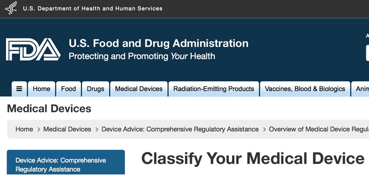 Five Class III Device Categories Proposed