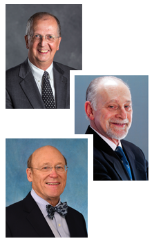 Steven Arnoczky, D.V.M., Bruce Reider, M.D., Timothy Taft, M.D. Inducted AOSSM Hall of Fame