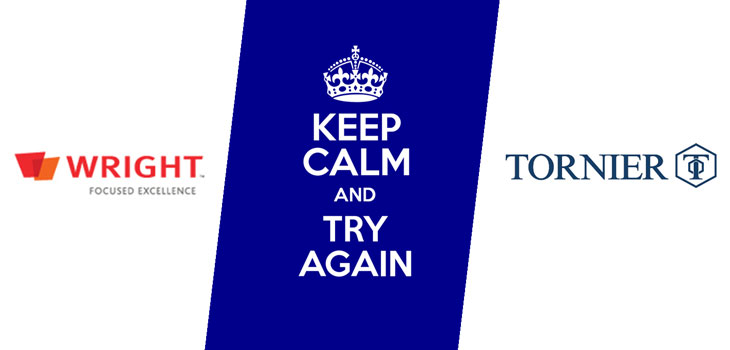 Tornier Withdraws and Refiles FTC Notification of Wright Medical Merger