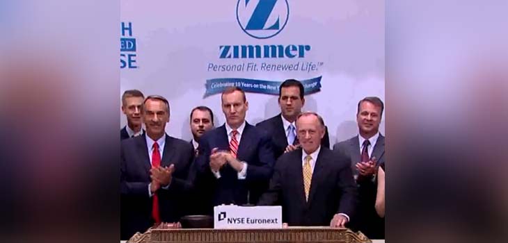 Zimmer Execs Talk 1st Quarter Sales, Markets and Biomet