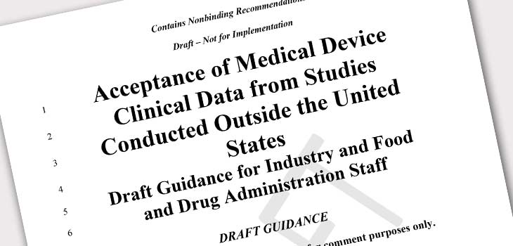 FDA Proposes Foreign Clinical Study Submission Guidelines
