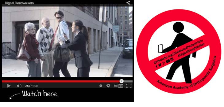 Alan Hilibrand, M.D. Leads AAOS Charge on Distracted Walking // Compression Devices Trump Warfarin in Patient Satisfaction // and More!