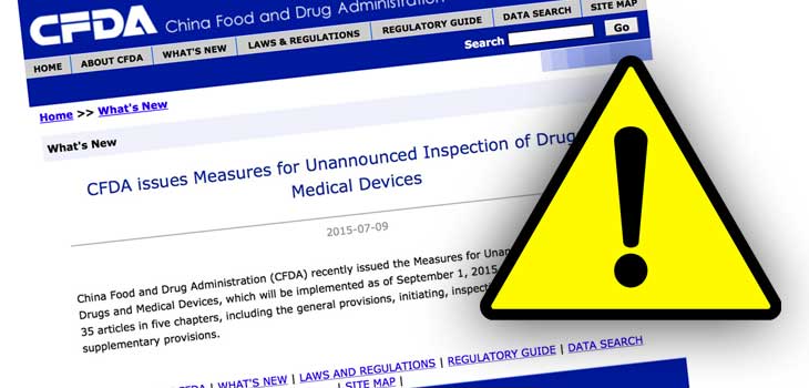 China Starts Surprise Device Maker Inspections