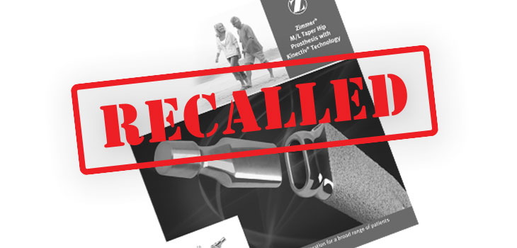 Zimmer Recalls M/L Taper Hip Stems and Necks