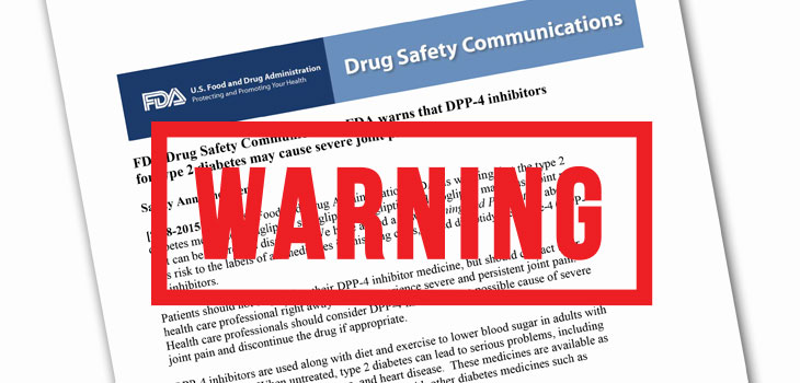 FDA Warning – Diabetes Drugs Linked to Severe Joint Pain