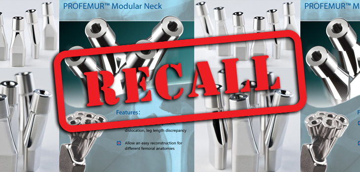 MicroPort Modular Neck Recalled