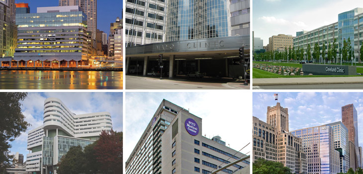 Top 50 Ortho Hospitals in U.S. – U.S. News and World Report