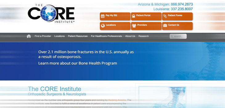 The CORE Institute Launches Bone Health Program