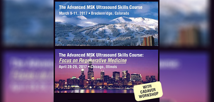 Double Whammy of Conferences: Advanced MSK Ultrasound