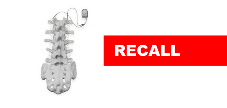Zimmer Biomet Spinal Fusion Stimulators Recalled