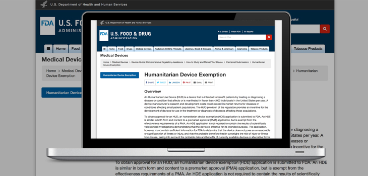 FDA Eases Humanitarian Device Exemptions Requirements