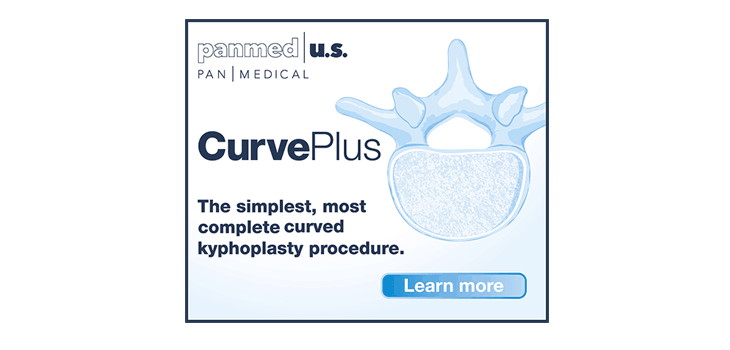 PanMed U.S. Launches CurvePlus—Curved Kyphoplasty Device