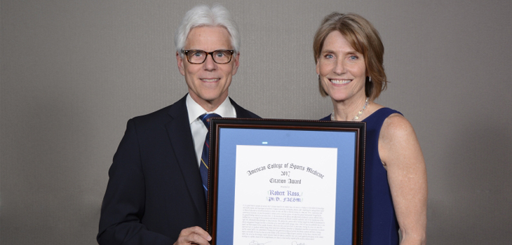 Robert Ross Receives 2017 ACSM Citation Award