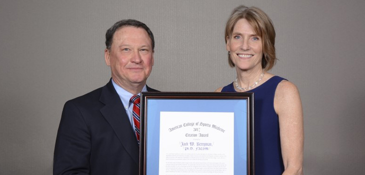 Jack Berryman Receives 2017 ACSM Citation Award