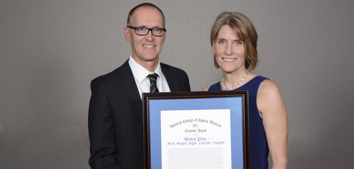 Michael Pratt Receives 2017 ACSM Citation Award