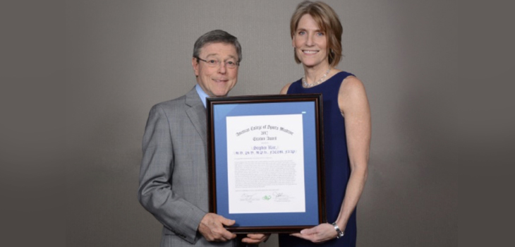 Stephen Rice Receives 2017 ACSM Citation Award
