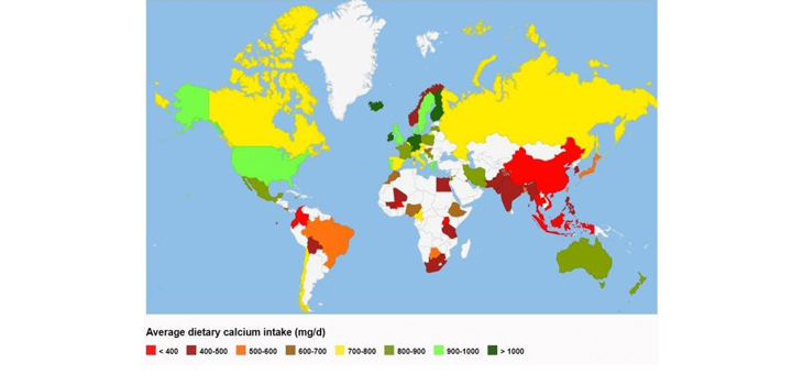 New Interactive Map Shows Global Calcium Variation