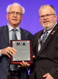 Andrews Receives NATA President’s Award