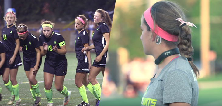 Neck Device May Protect Brain of Female Soccer Players