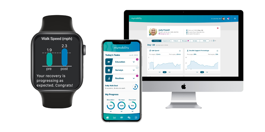 Zimmer Updates mymobility and Apple Watch Functions