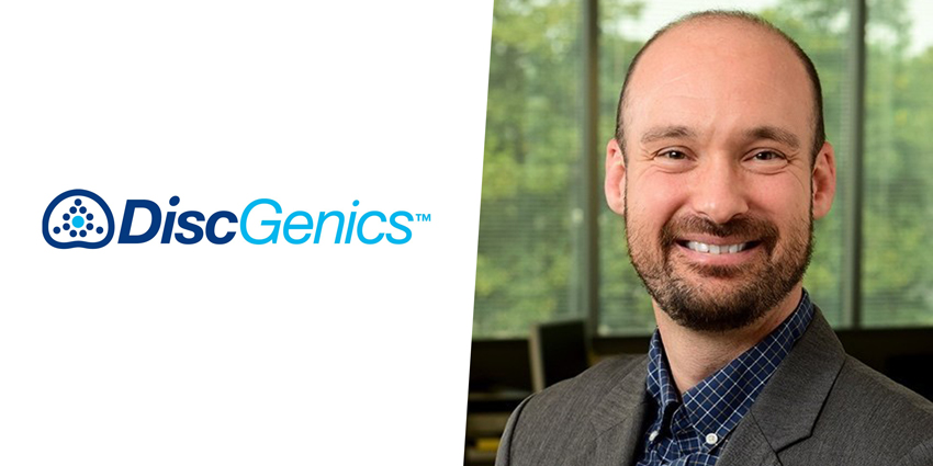 Jeff Poole Appointed First Chief Financial Officer of DiscGenics