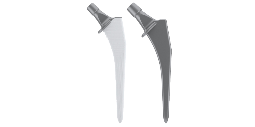 MicroPort: HA Coated and Cemented Collared Hip Stems