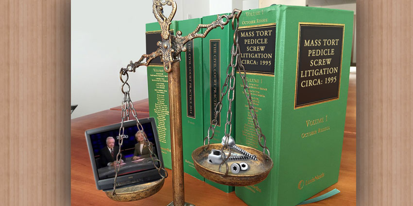Biggest Lawsuit in Spine History: The Pedicle Screw Litigation Part I