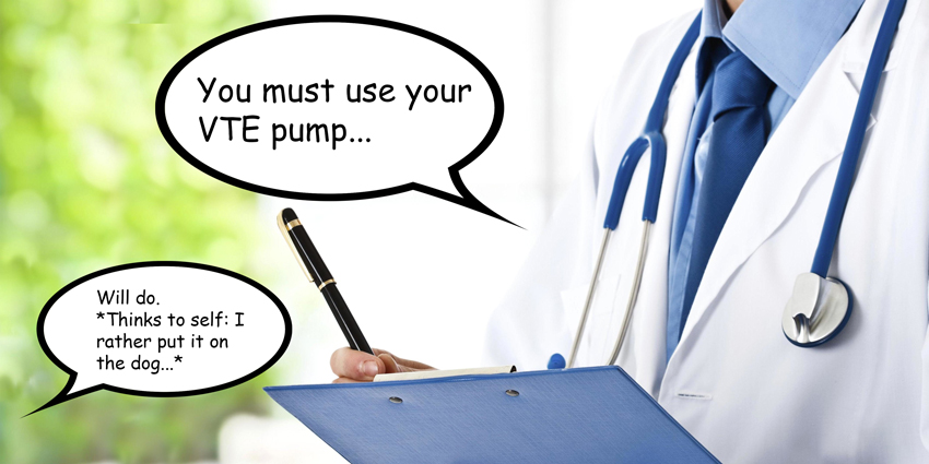 Why Don’t Patients Comply With VTE Pumps?