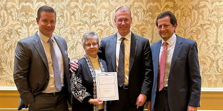 Dr. Quin Throckmorton and Dr. Tyler Brolin Win Neer Award