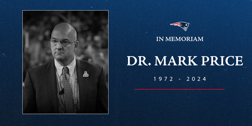 Mark Price, M.D., Ph.D., NE Patriots Team Doctor Dies, Age 52