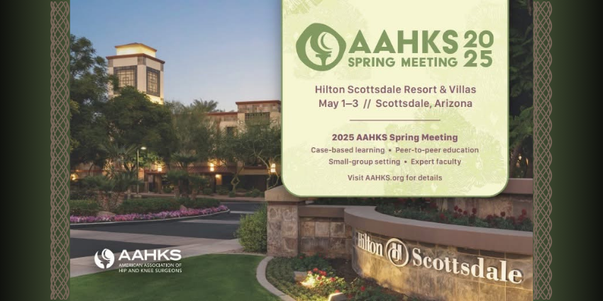 AAHKS Spring Meeting Presents Leading Experts of Arthroplasty