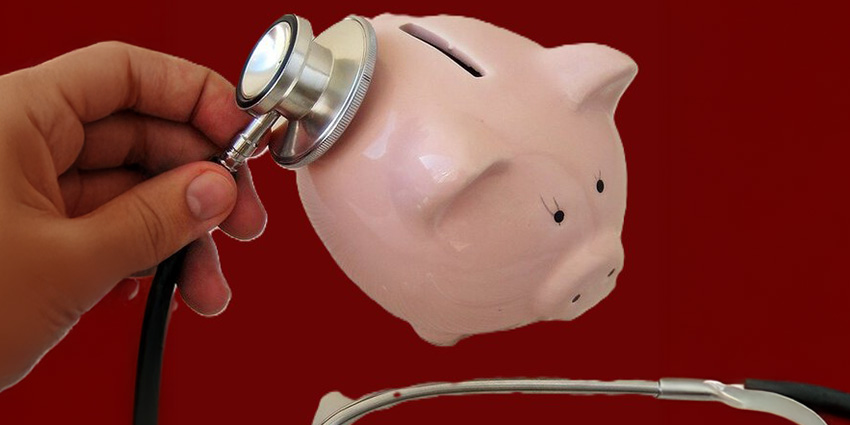 Ortho and Spine Practice Piggy Banks Shrinking
