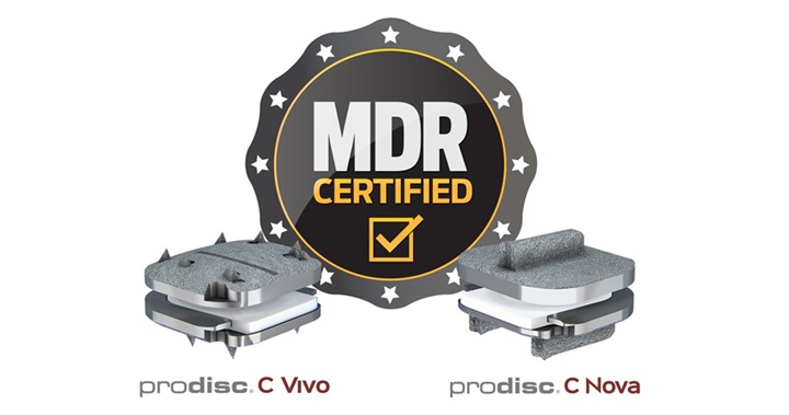 Centinel Spine® Receives MDR Certification for prodisc® C Vivo and prodisc® C Nova Cervical Total Disc Replacement Systems
