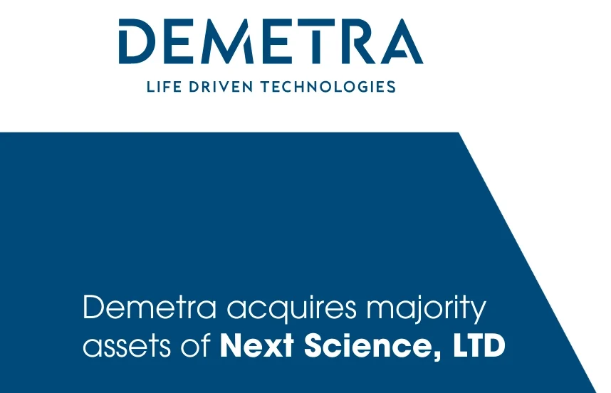 Demetra acquires majority assets of Next Science, LTD, a leading provider of proven solutions for addressing microbial burden, reinforcing the leadership of Demetra as a company of choice for Infection management