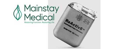 Mainstay Medical Announces Exclusive Coverage of ReActiv8® by Blue Cross Blue Shield of North Dakota