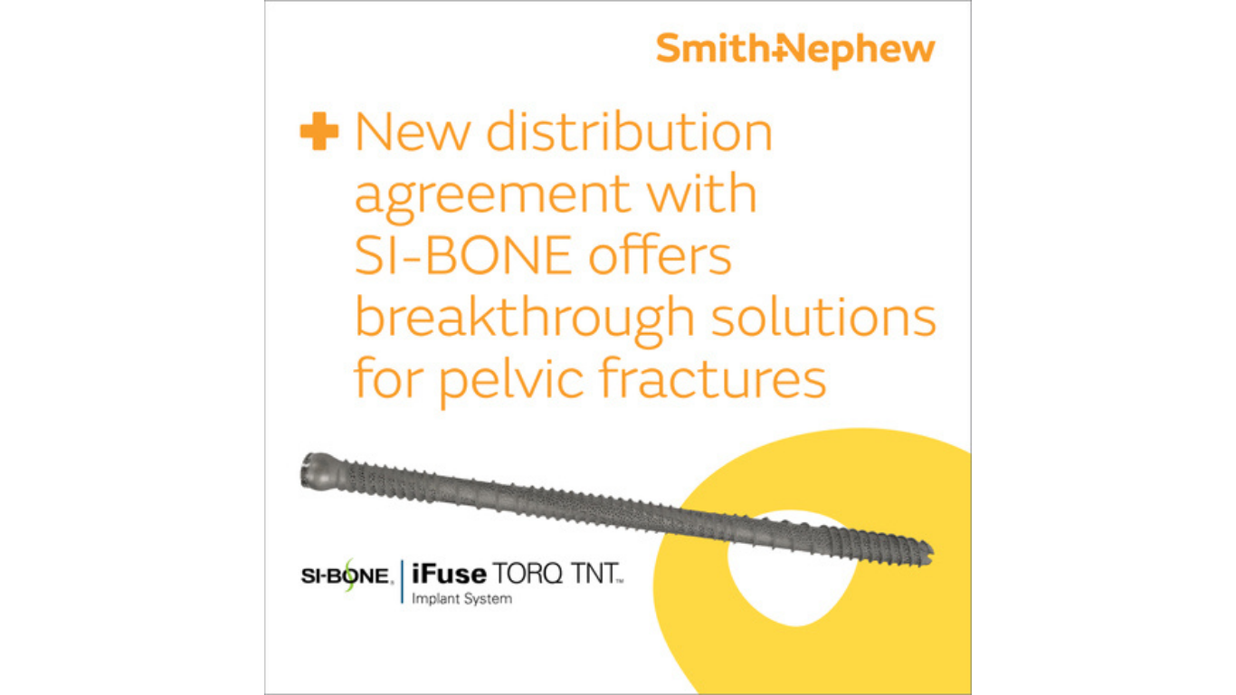 Smith+Nephew signs distribution agreement with SI-BONE
